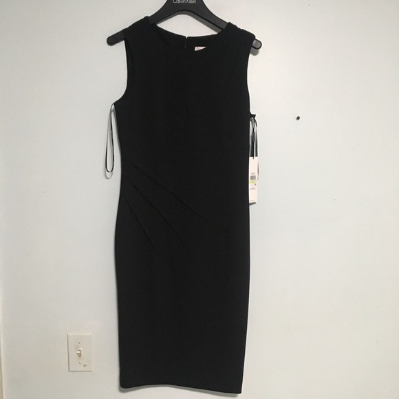 CALVIN KLEIN Sleeveless Sheath With Seam Detail - Picture 4 of 6